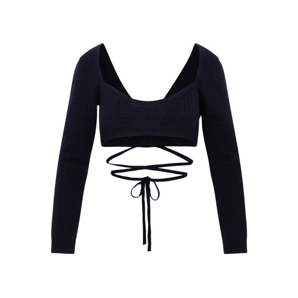 Patou Wrap Knitted Top - NWT